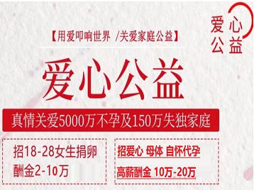 无为捐卵助孕生子 爱心志愿者招募